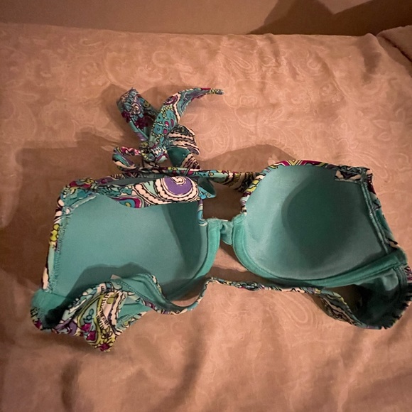 Aerie halter bikini top high waist bottoms EUC - Picture 3 of 7